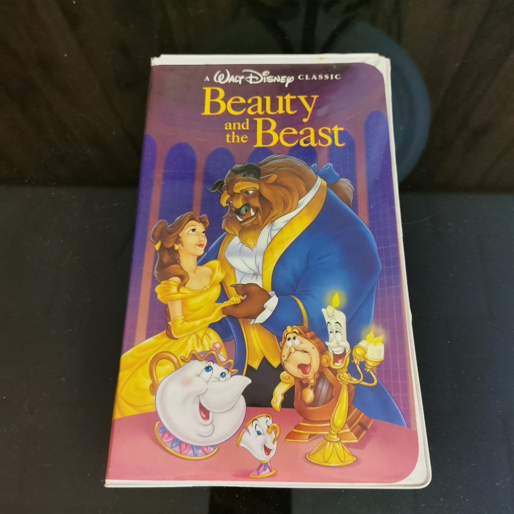 Walt Disney Beauty & The Beast Movie 1992 VHS Tape